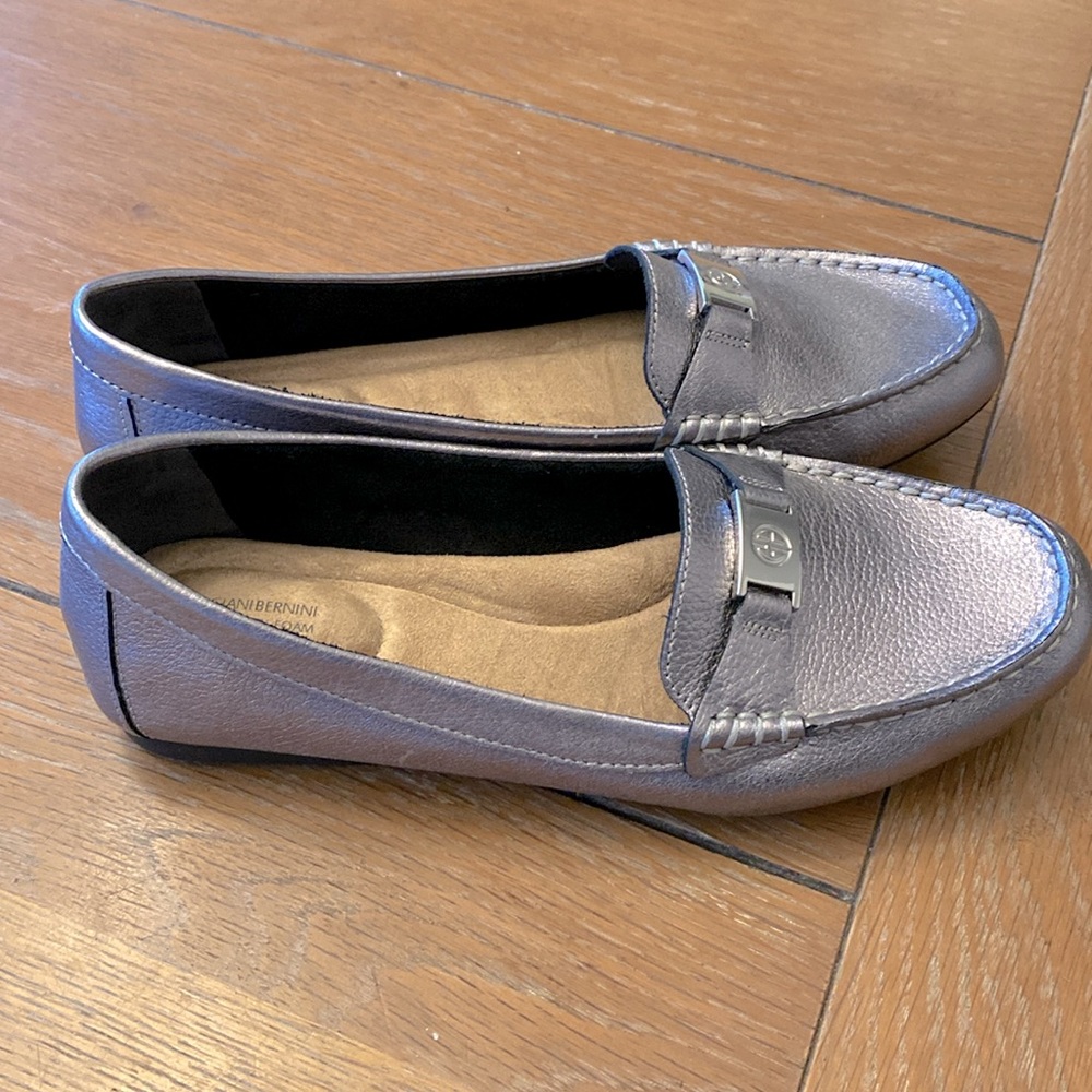 NWT Giani Bernini Dailyn Memory Foam Comfort Leather Driving Moccasin Loafers - Picture 7 of 12